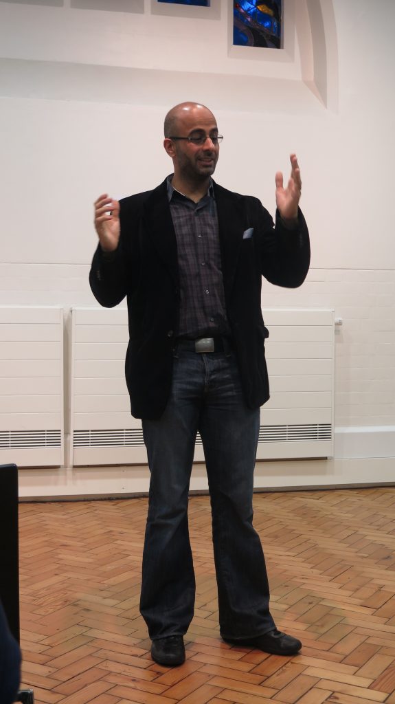 Speaking off the cuff, impromptu speaking at London Victorians